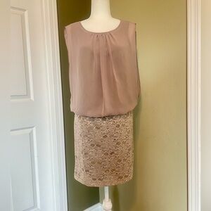 R&M Richards Soft Beige Dress